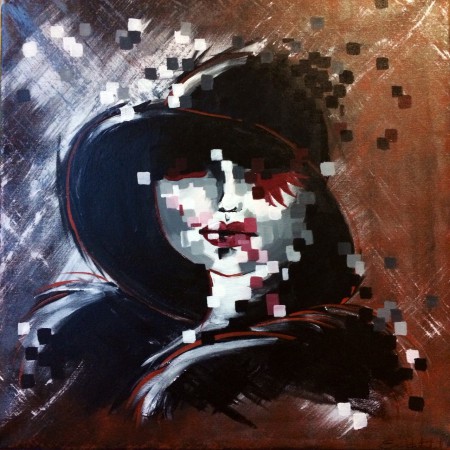 'Lady Pix' 50x50 (2cm tjock) Pris: 850 SEK